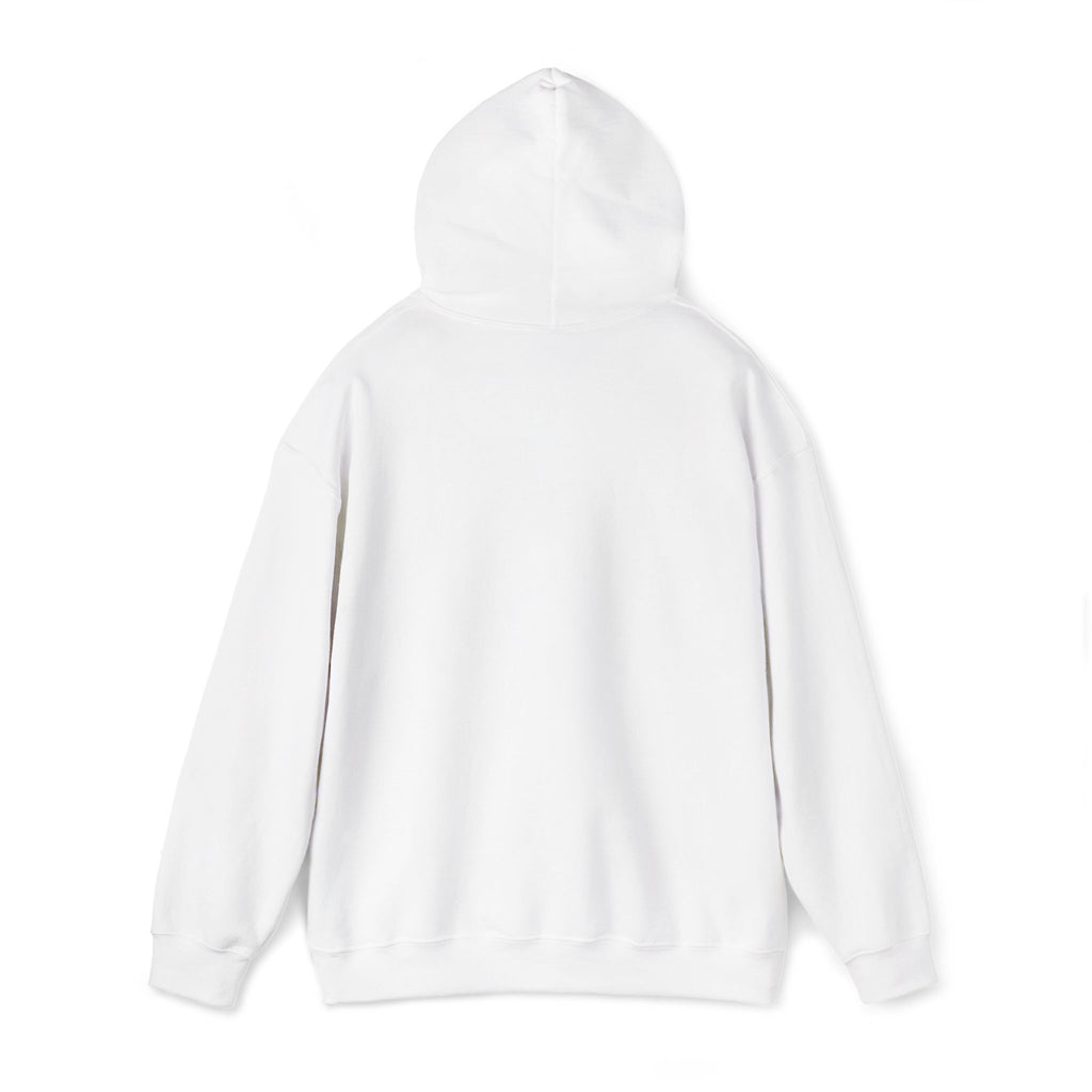 Hoodie — Engine's Minimalist White Graphic Pullover