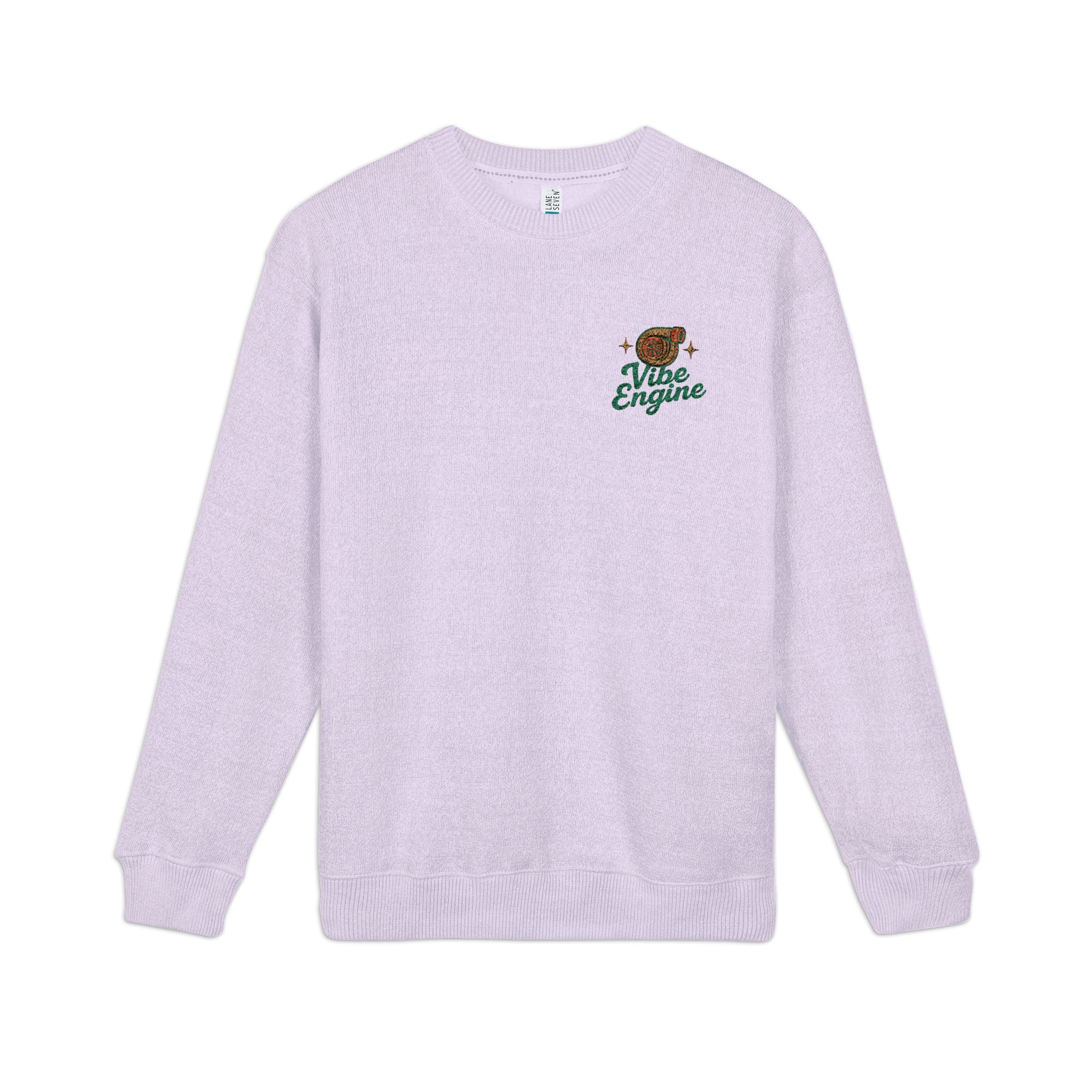 Nantucket Embroidered Crewneck Sweatshirt — Vintage Bear & "Nite Engine" Script