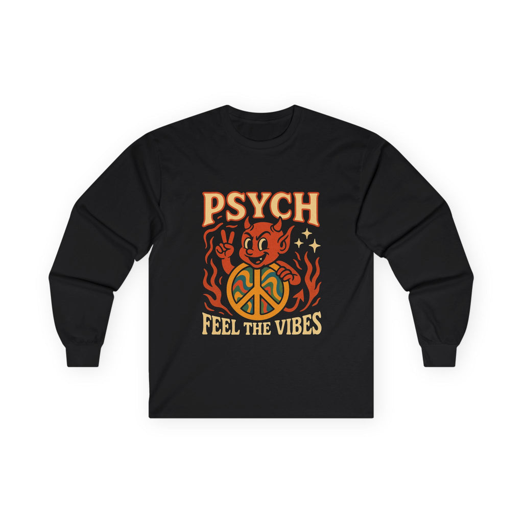Psych "Feel the Vibes" Long Sleeve Tee