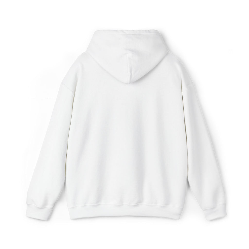 Hoodie — Engine's Minimalist White Graphic Pullover