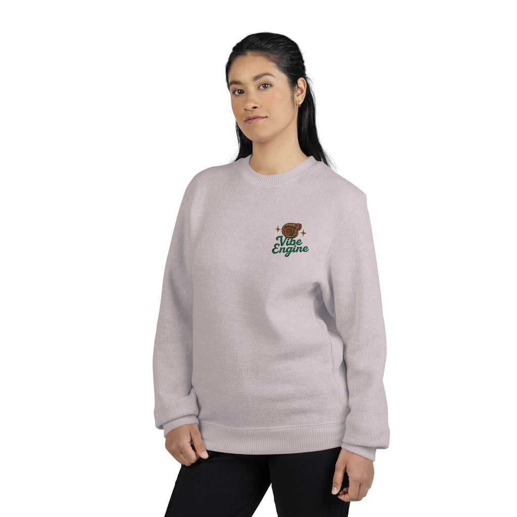 Nantucket Embroidered Crewneck Sweatshirt — Vintage Bear & "Nite Engine" Script